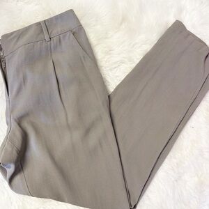 Eileen Fisher 100% Silk Pants Straight Taupe Brown Size Small